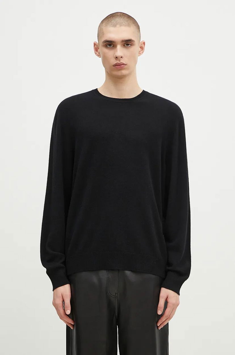 Sweater 032C Cashmere Blend Crewneck Sweater Svart | F24.URK.1571.000