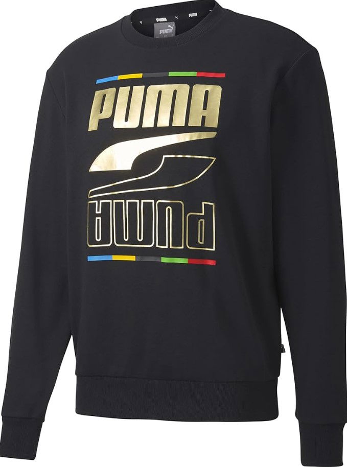 Sweatshirt Puma Rebel Crew 5 Continents TR Svart | 584608-01