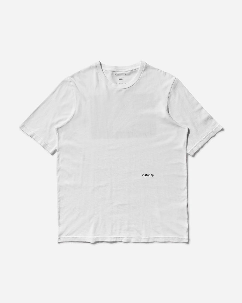 T-shirt OAMC Printed T-Shirt Vit | OA5SMH02DPJE498001 001