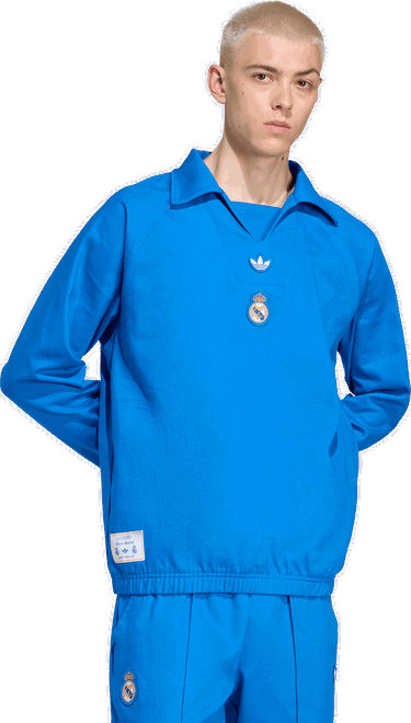 Sweatshirt adidas Performance Real Madrid Terrace Icons Training Top Blå | JX6789, 4