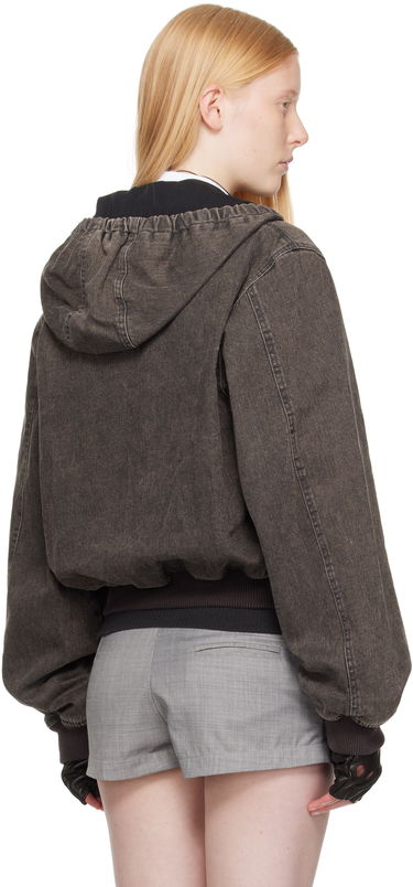 Bomberjacka OUR LEGACY Our Legacy Bank Denim Hooded Jacket Grå | M2251BBC, 2