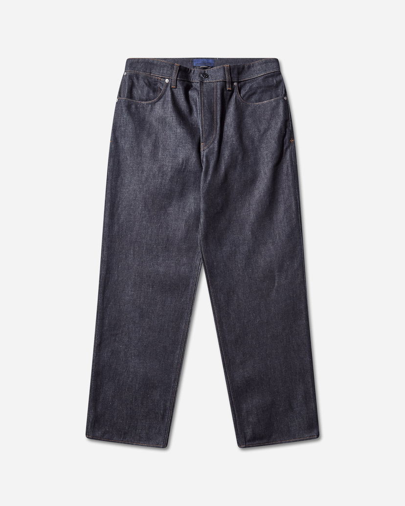 Jeans Stone Island Indigo Denim Raw Loose Jeans Mörkblå | K2S15-J100006-S00J8 VJ200