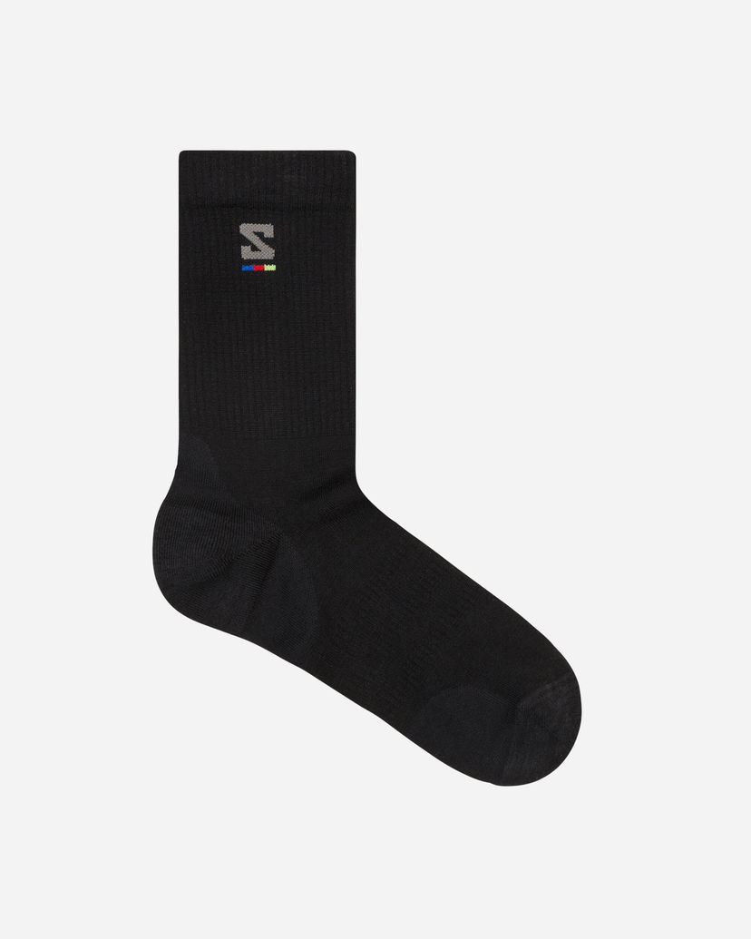 Underkläder och strumpor Salomon Sunday Smart Crew Socks Black Svart | LC2163300