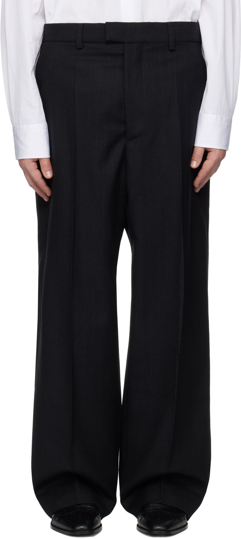 Byxor VETEMENTS Evening Tailored Pants Svart | UA66PA430B1