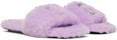 Kläder Marc Jacobs Marc Jacobs 'The J Marc' Teddy Slides Purpur | 2F3FFL112F02, 3