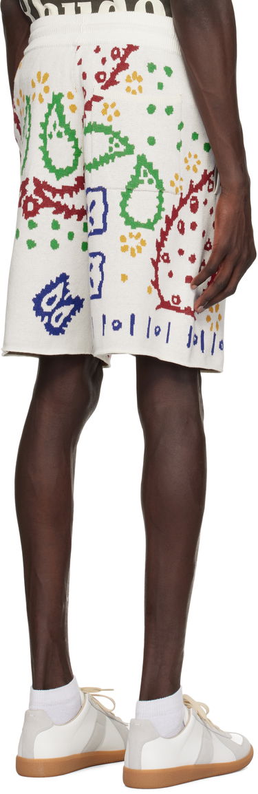 Shorts Rhude Rhude Knit Bandana Shorts Vit | RHPS25SH01472, 2