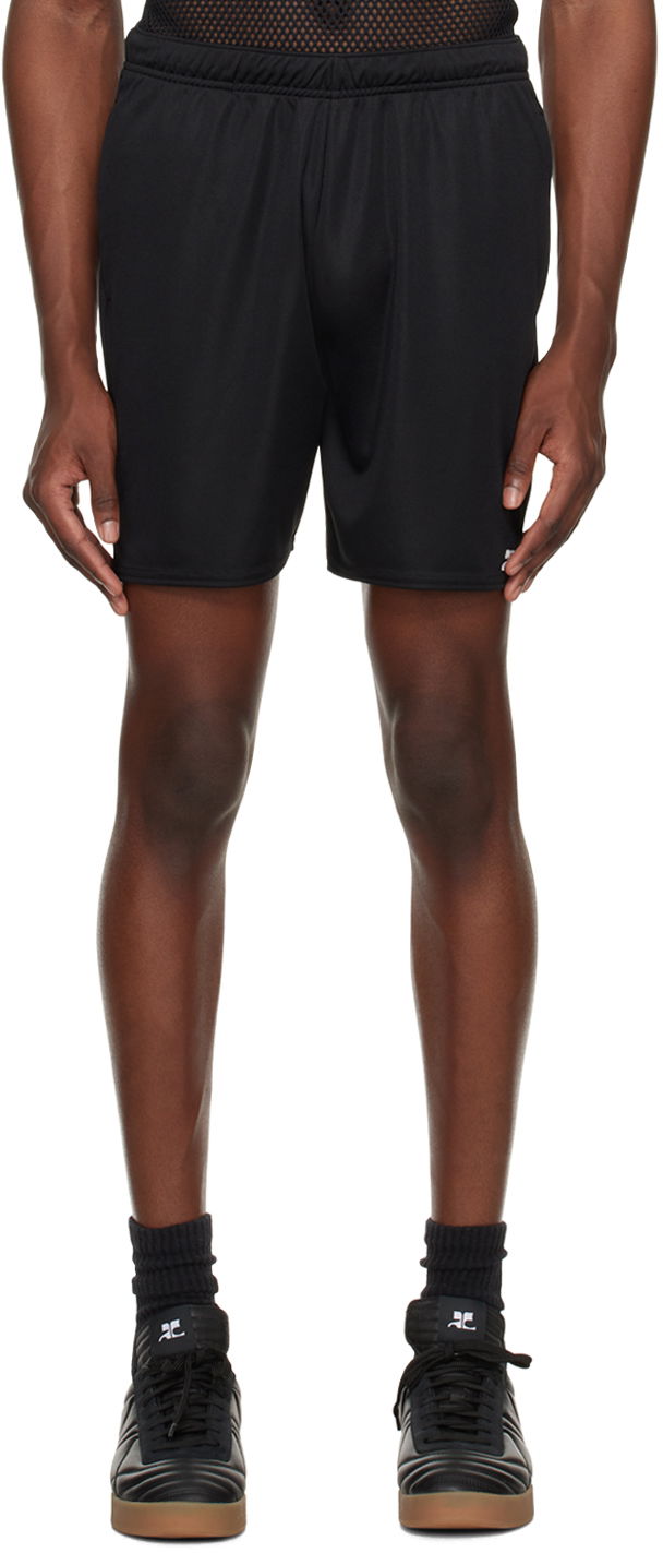 Shorts Courrèges Courrèges Football Shorts Svart | 123JSH017JS0045