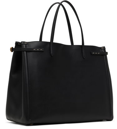 Tygpåse Valentino Valentino Garavani Antibes Medium Calfskin Tote Svart | 6Y2B0D15RBN, 2