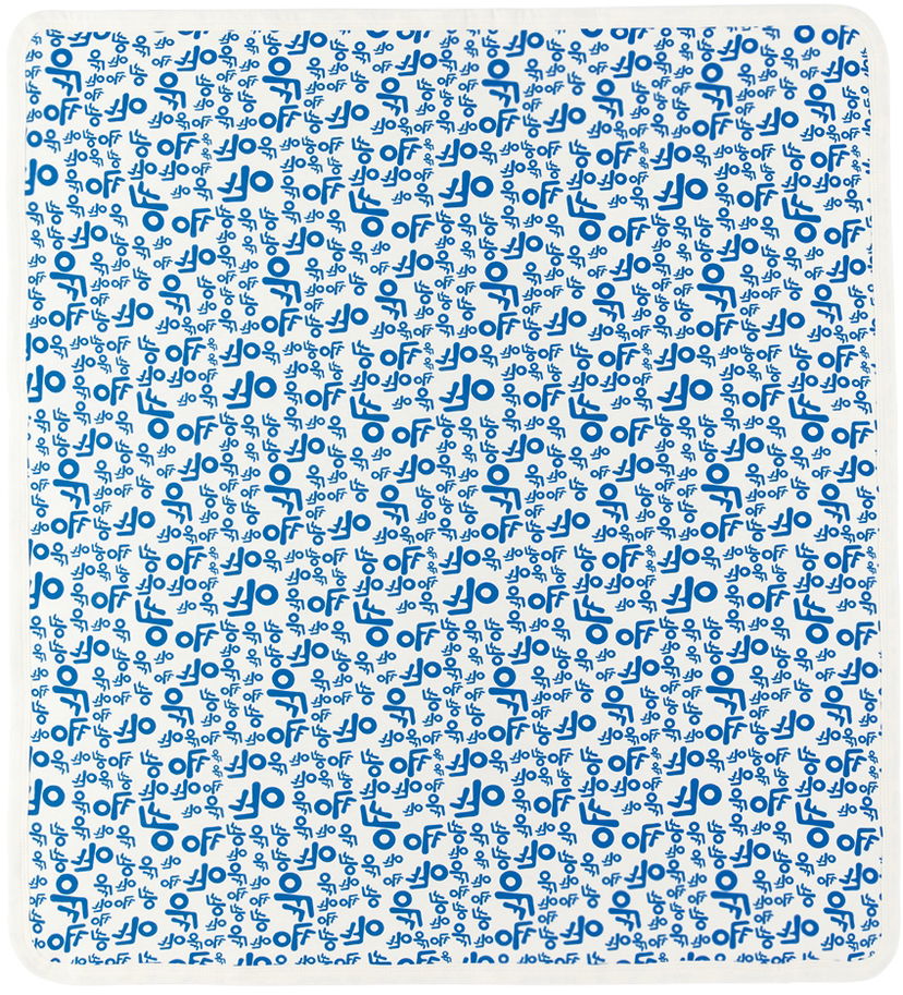 Tillbehör Off-White Kids 'AOP' Blanket Blå | OBXT001F22JER0010345