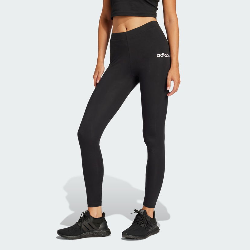 Damasker adidas Performance Cotton Leggings Svart | JG8621