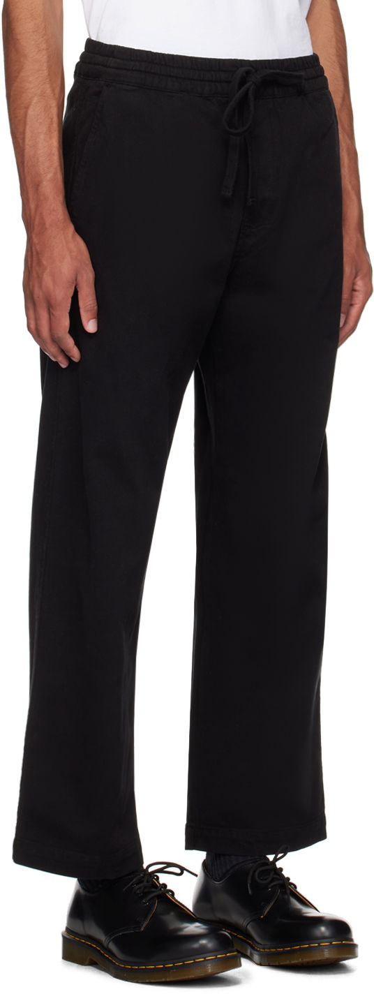Byxor Carhartt WIP Relaxed Fit Cotton Twill Trousers Svart | I033585, 1