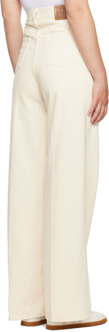 Jeans TOTEME TOTEME Wide Leg Jeans Vit | 242-WRB2429-FB0083, 2