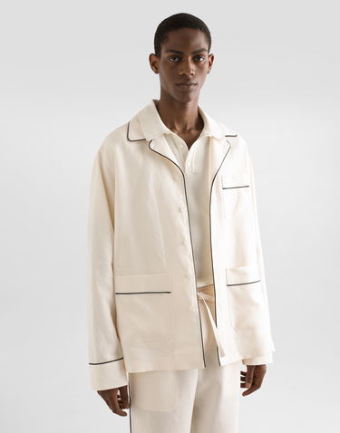 Pyjamas Dolce & Gabbana Dolce & Gabbana Pajama Jacket with Piping Vit | G2UZ3TFU4MCW0001, 3