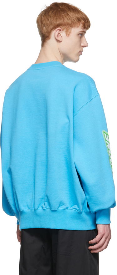 Sweatshirt We11done We11done Cotton Sweatshirt Blå | WD-TS1-22-684-U-BL, 2
