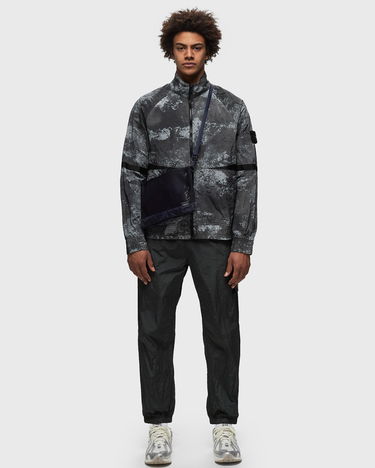 Jacka Stone Island Dissolving Grid Camo Jacket Grå | 8015661E1, 1