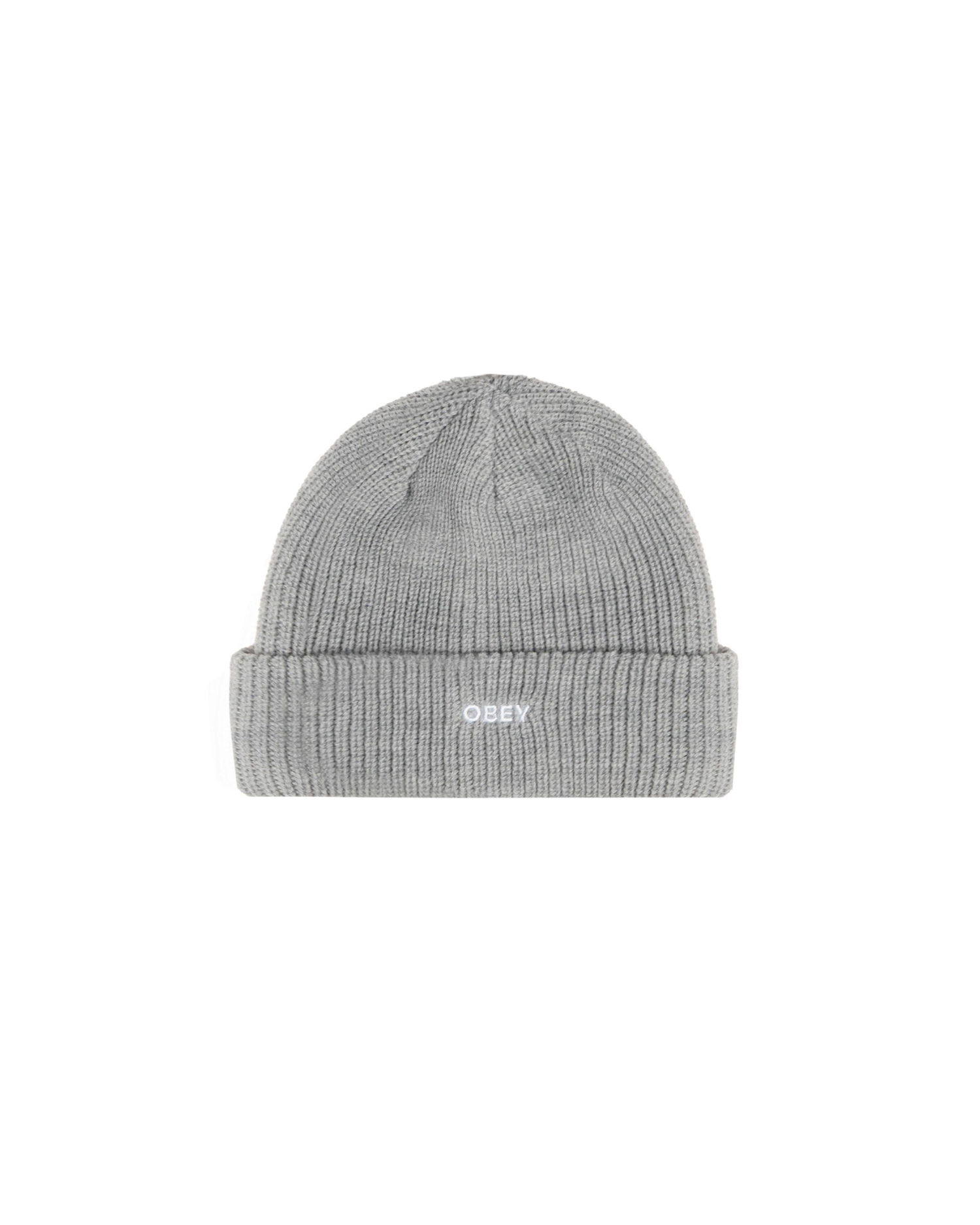 Mössa OBEY Obey Future Ribbed Knit Cuffed Beanie Grå | 100030163-HEA, 0