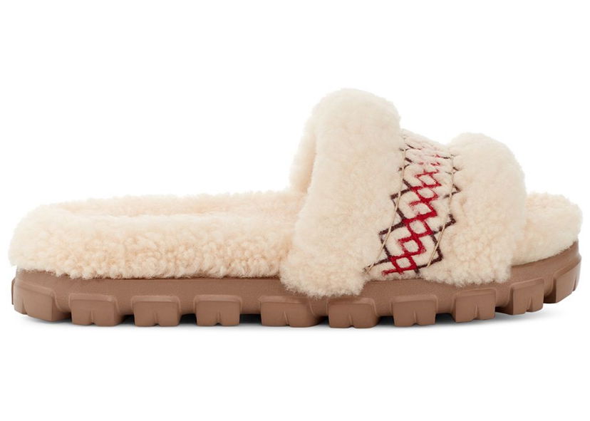 Kläder UGG Cozetta Slipper Heritage Braid Natural (Women's) Vit | 1143974-NAT