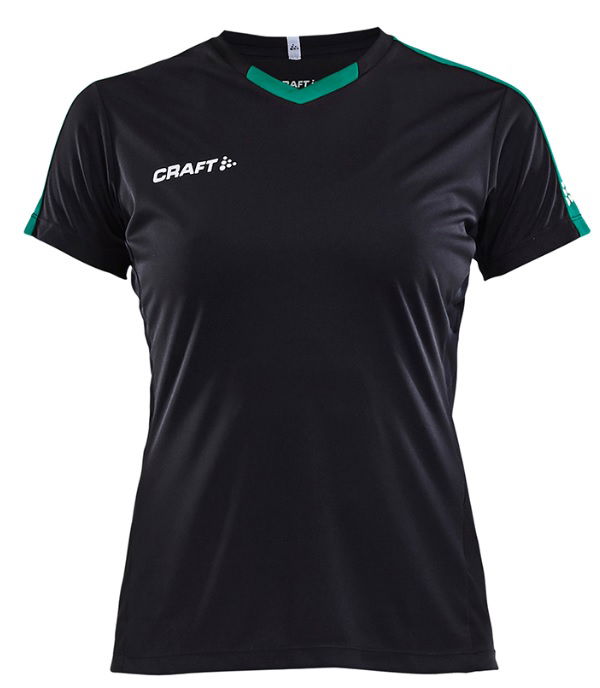 T-shirt Craft Progress Jersey Contrast T-Shirt Short Sleeve Svart | 1905567-9651