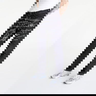 Jeans Pleasures Shatter Denim Pant Svart | P22F023 BLACK, 0