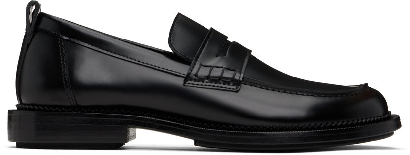 Skjorta AMI AMI Paris Anatomical Toe Leather Loafers Svart | HSV050.AL0097