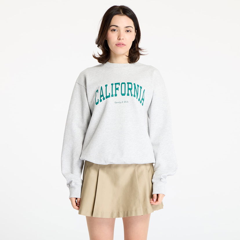Sweatshirt Sporty & Rich Sporty & Rich California Crewneck Sweatshirt Grå | ST071622501GY03