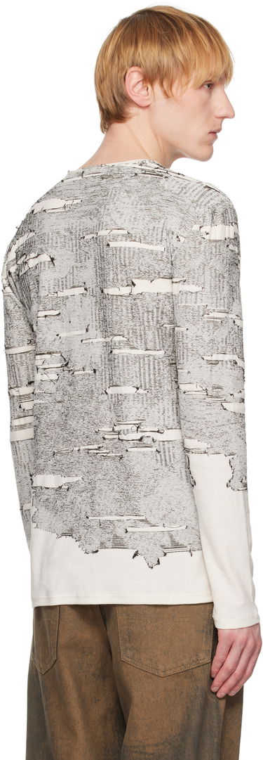 T-shirt Diesel Diesel K-Cadmo Long Sleeve T-Shirt Vit | A18119-0AFBV-129, 2