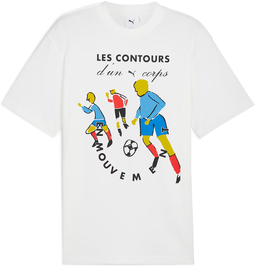 T-shirt Puma Players Lane Graphic T-Shirt Vit | 626660-02