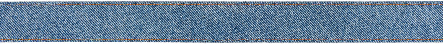 Bälten Balmain Balmain Denim Safety Pin Belt Blå | EN1WJ167TDTW, 1