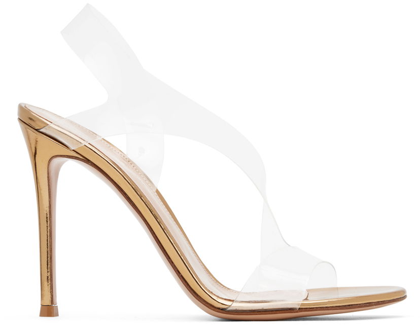 Tillbehör Gianvito Rossi Gianvito Rossi Metropolis Heeled Sandals Metallisk | G31841.15RIC.GME
