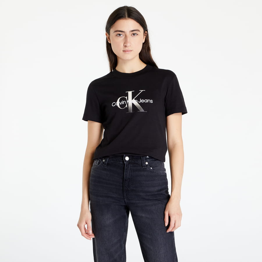 T-shirt CALVIN KLEIN Gradient Monologo Svart | J20J219797 BEH, 0