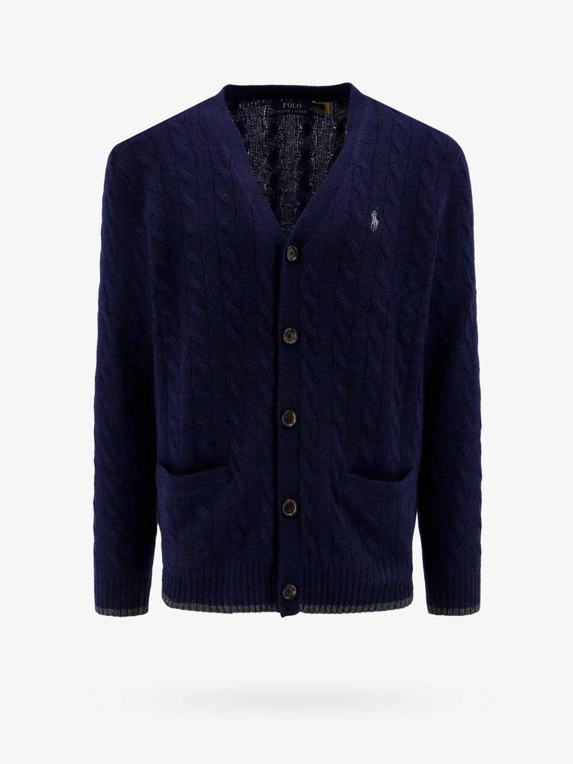 Sweater Polo by Ralph Lauren Polo Ralph Lauren Cable Knit Cardigan Mörkblå | 710949808001