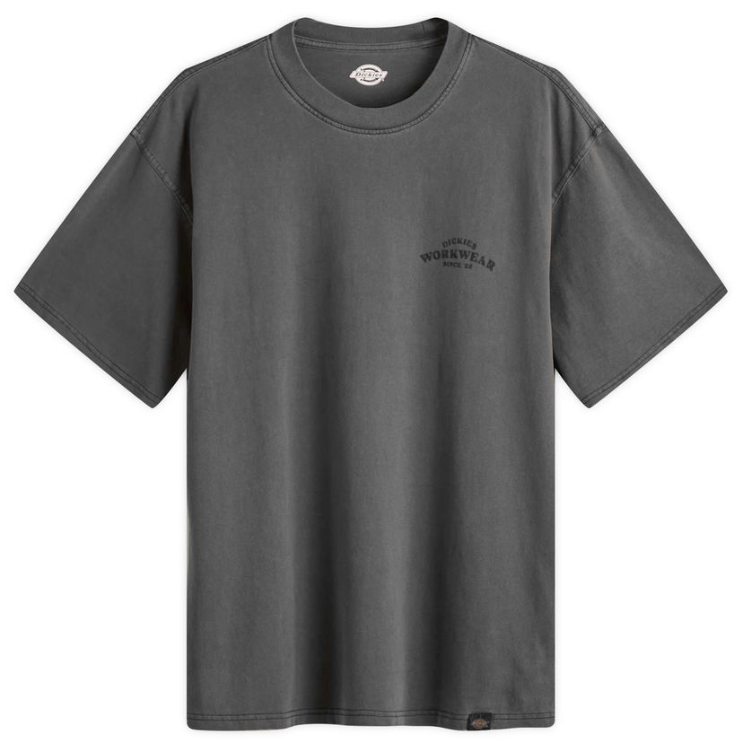 T-shirt Dickies Christiana Garment Dyed Tee Grå | DK0A87QHBLK1