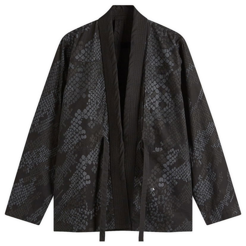 Jacka Maharishi Maharishi Bonsai Python Camo Hanten Shirt, Size Large Svart | 6073-BLK