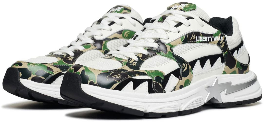 Sneakers och skor BAPE LBWK Shark Sta Vit | 0ZXSHM191922N, 1