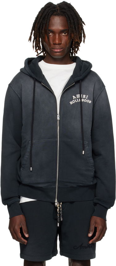 Sweatshirt AMIRI AMIRI Hollywood Zip Hoodie Svart | AMJYHD1132, 0