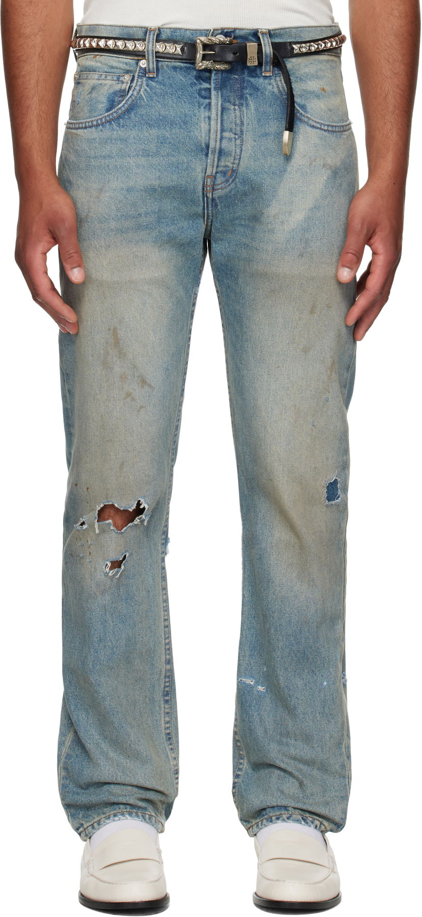 Jeans Enfants Riches Déprimés Enfants Riches Déprimés Straight Leg Jeans Blå | 050-403