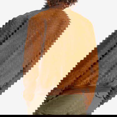 Bomberjacka Polo by Ralph Lauren Ralph Lauren Suede Flight Jacket, Size Large Brun | 710963338001, 3