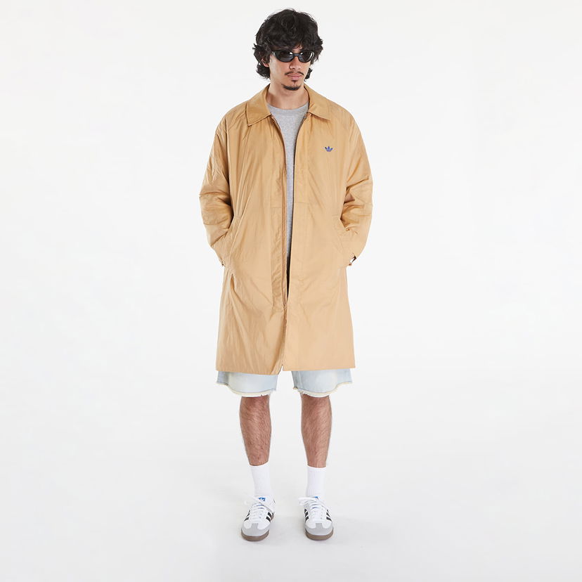 Jacka adidas Originals Wales Bonner x Reversible Mac Beige/ Navy Blue Beige | IW3600