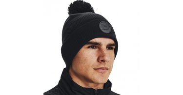 Mössa Under Armour Pom Beanie Svart | 1373107-001, 1