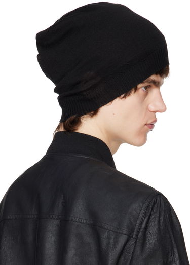 Mössa Rick Owens Rick Owens Hollywood Medium Beanie Svart | RU01E5494 M, 2