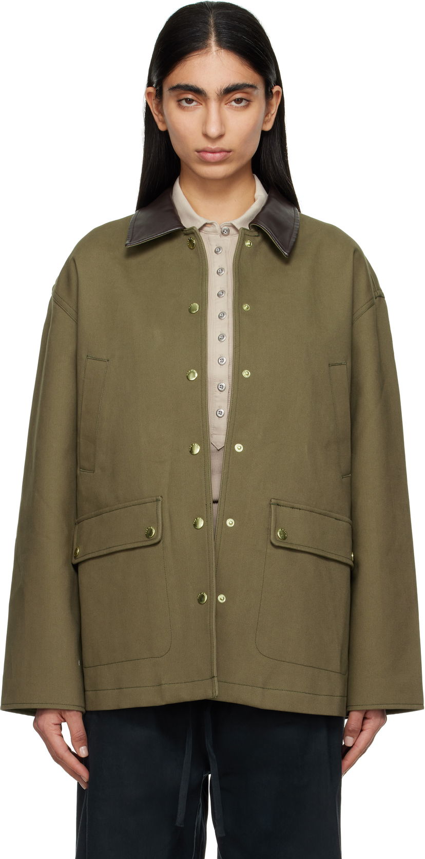 Jacka rag & bone Rag & Bone Cassidy Cotton Jacket Grön | WAW24F20167516