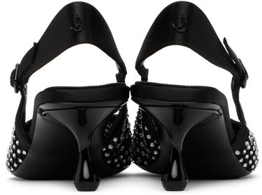 Sneakers och skor Jimmy Choo Jimmy Choo Amel 50 Crystal Slingback Heels Svart | AMEL 50 QHS, 1