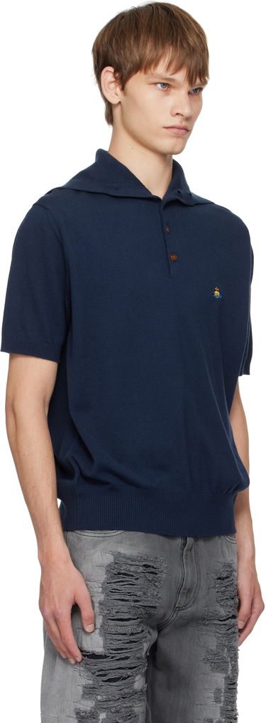 Polotröja Vivienne Westwood Vivienne Westwood Alex Knit Polo Svart | 2701001P-Y001V-, 4
