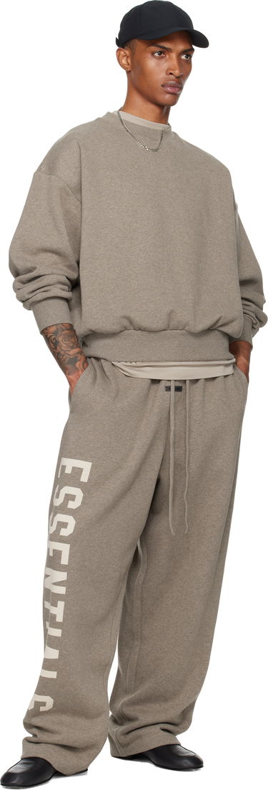 Sweatshirt Fear of God Fear of God ESSENTIALS Classic Fit Fleece Crewneck Sweatshirt Grå | 192SP252043F, 3