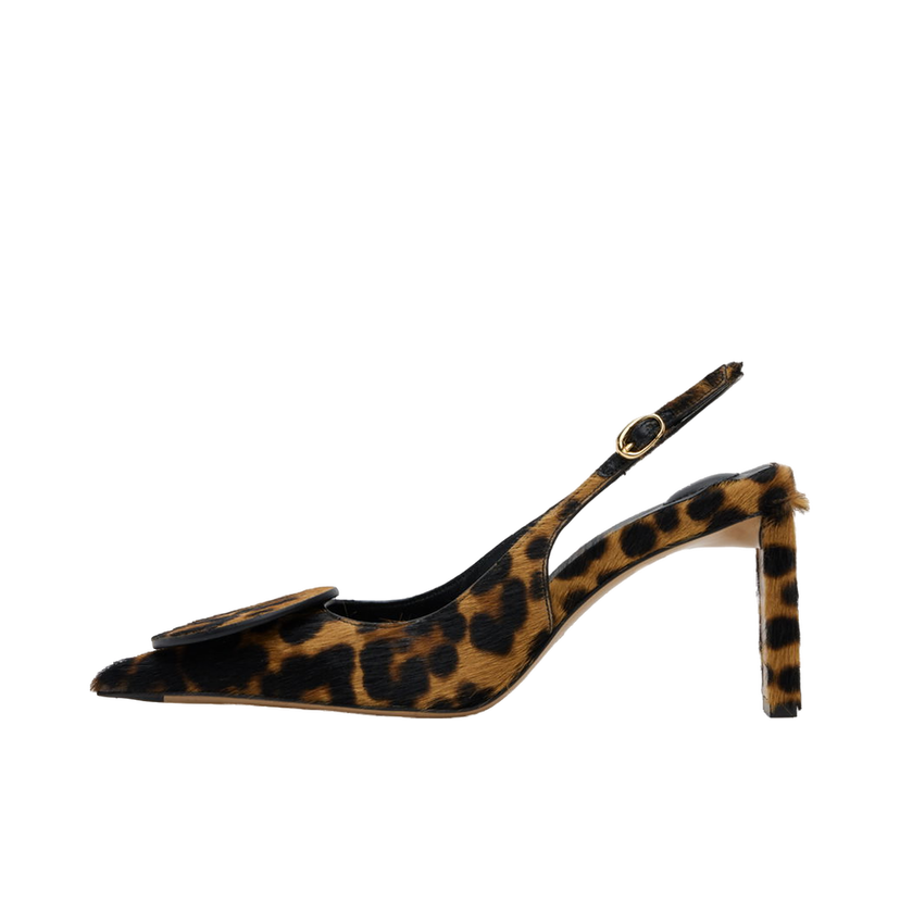 Sneakers och skor Jacquemus Les Sculptures 'Les slingbacks Duelo hautes' Heels "Brown Black" Brun | 24E241FO075-3168