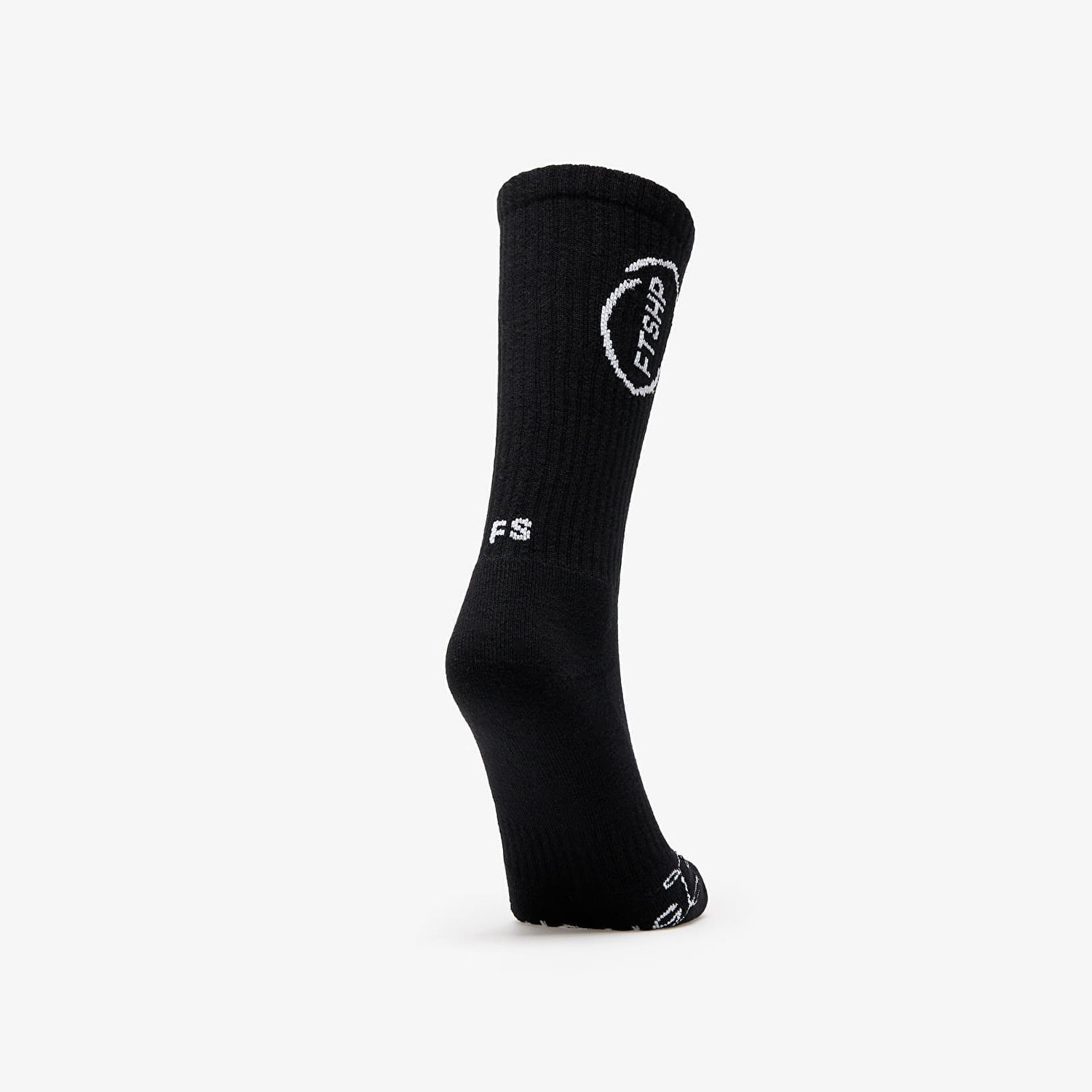 Strumpor Footshop High Crew Socks 3-Pack Black Svart | FTSHP_368, 1