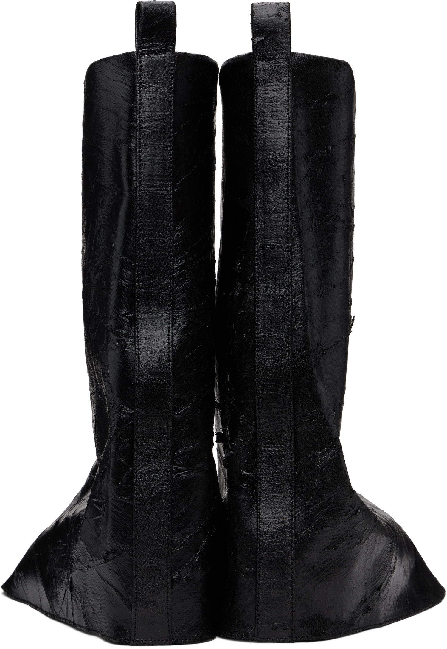 Sneakers och skor Rick Owens Rick Owens DRKSHDW Porterville Low Fetish Chelsea Boots Svart | DU02D2817 BMC, 1