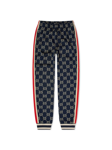 Byxor Gucci Gg Web Track Pant Mörkblå | 496920-X9V05-4245