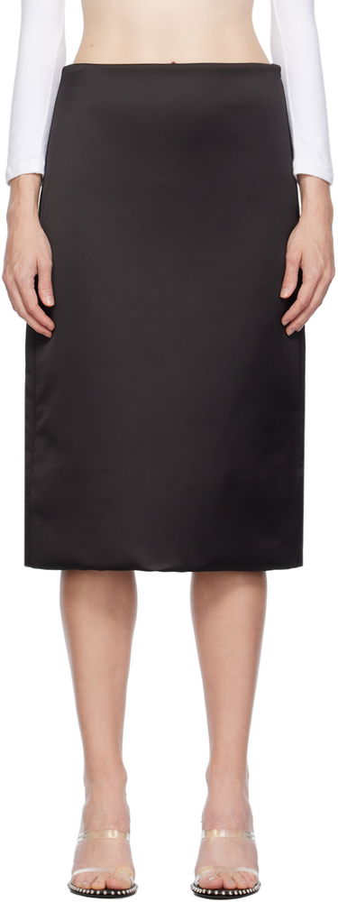 Kjol We11done We11done Padded Midi Skirt Svart | WD-SK3-23-282-W-BK, 0