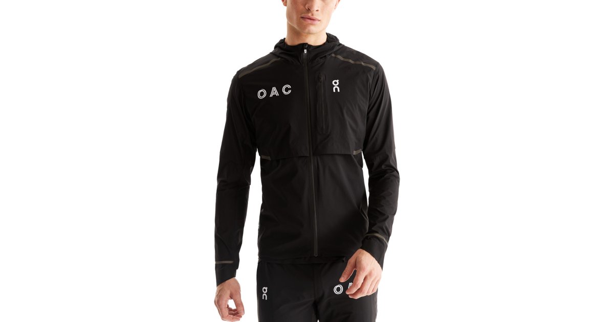 Vindjacka On Running Weather Jacket Svart | 1md30280553, 1